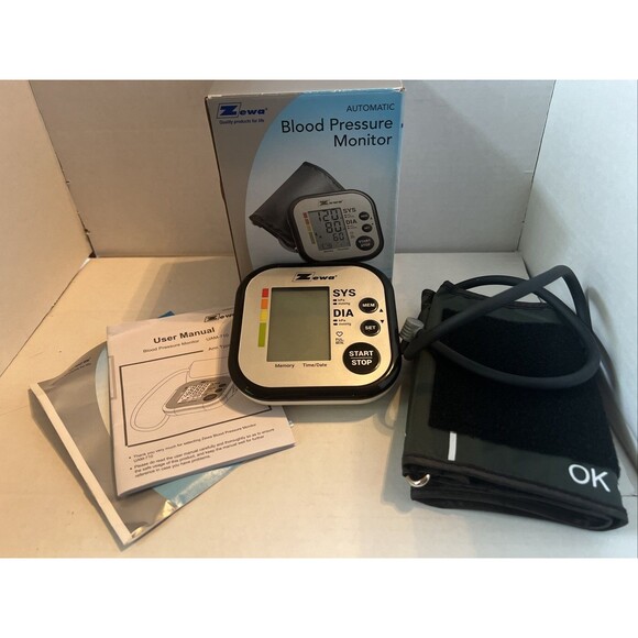 Zewa Automatic Blood Pressure Monitor, Wide Range Cuff -Model UAM-710 - Picture 1 of 5